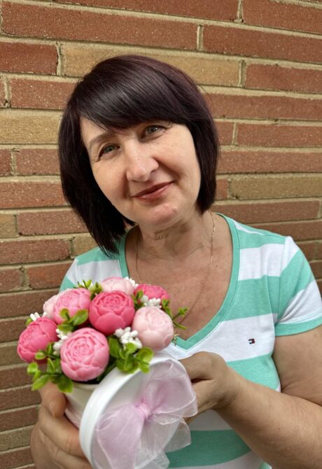 Lena with Small Flowers